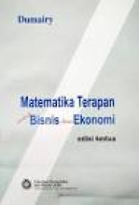 Image of Matematika Terapan untuk Bisnis dan Ekonomi