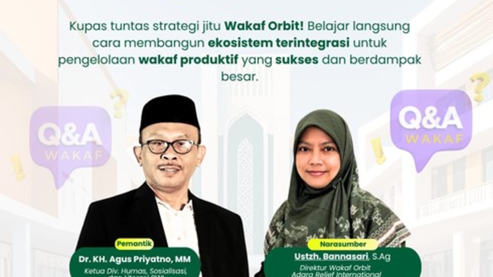 kolaborasi BWI dengan FEBI UIN Raden Mas Said Surakarta