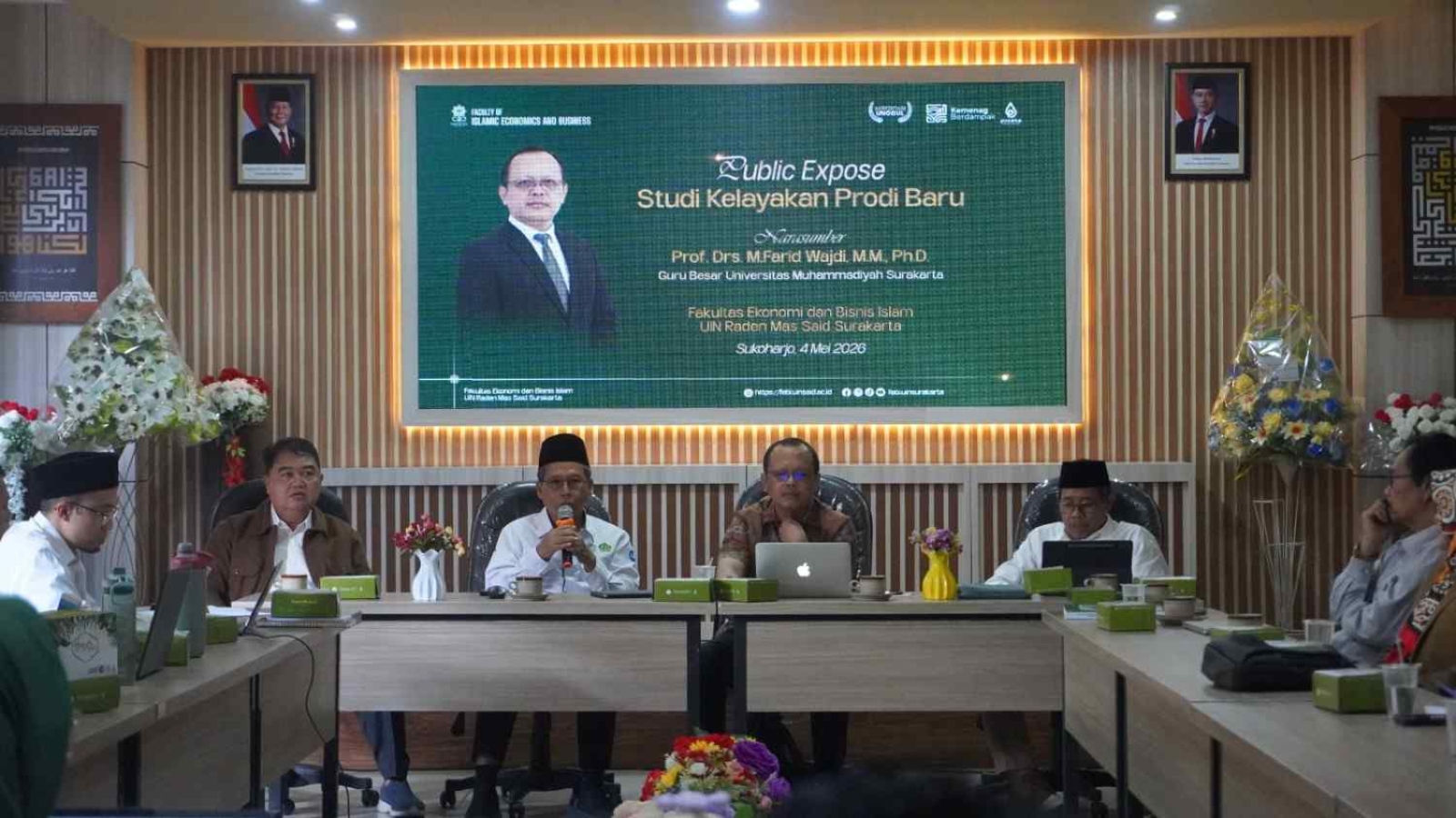 Prof. Farid Wajdi Pimpin Public Expose Studi Kelayakan S3 Ekonomi Syariah FEBI