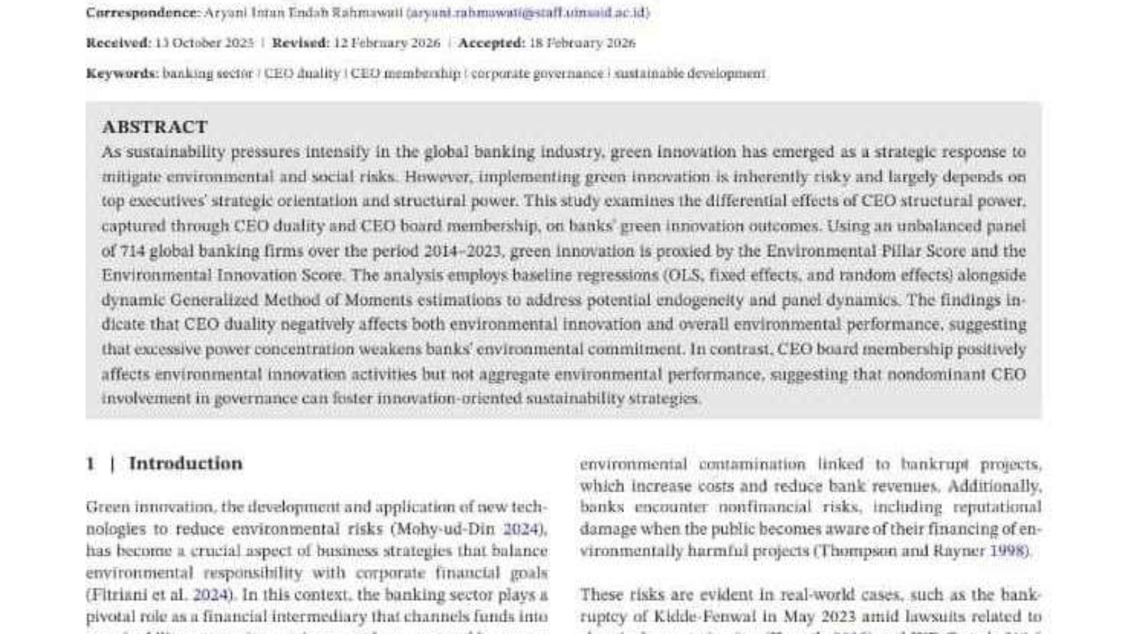 Tembus Jurnal Q1 Wiley Publikasi Artikel FEBI Meroket
