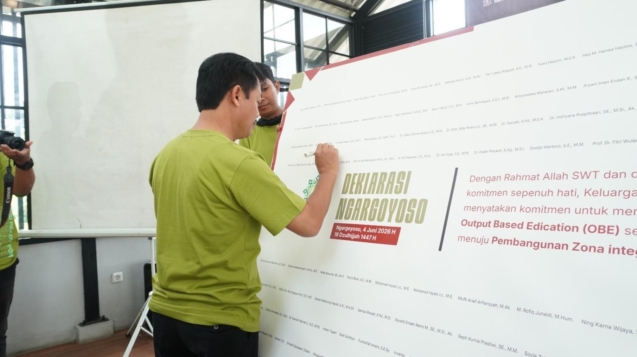 140 Sivitas Akademika FEBI UIN Surakarta Sepakati Deklarasi Ngargoyoso